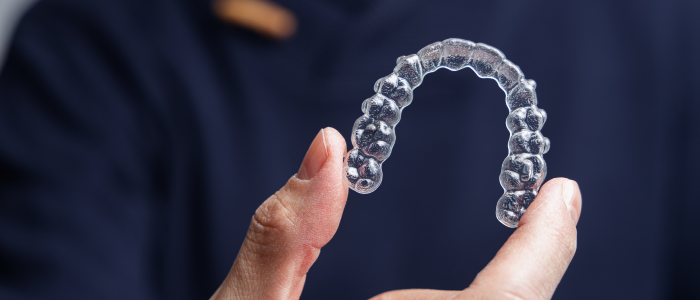 Picture of Invisalign clear aligners